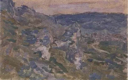 Les Coteaux nær Vétheuil W669 - Claude Monet