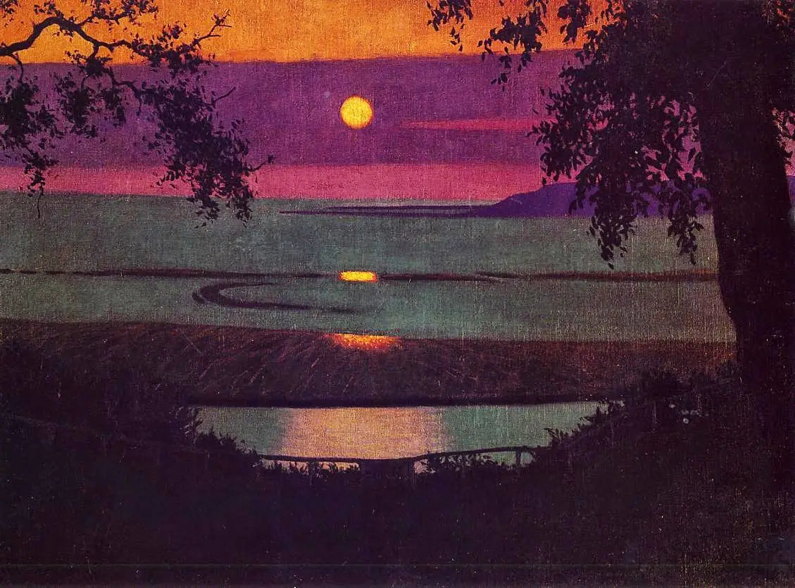 Coucher de soleil à Grasse - Félix Vallotton - Alpha Reproduction