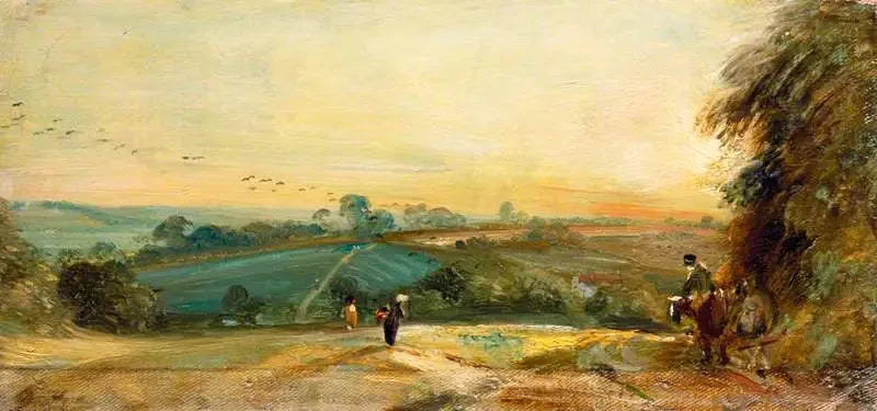 Høstsolnedgang - John Constable