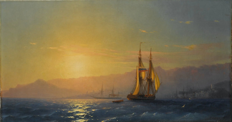 Solnedgang til sjøs - Ivan Aïvazovski

Source:
Coucher de soleil en mer - Ivan Aïvazovski