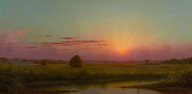 Solnedgang over myren - Martin Johnson Heade

Source:
Coucher de soleil sur le marais - Martin Johnson Heade
