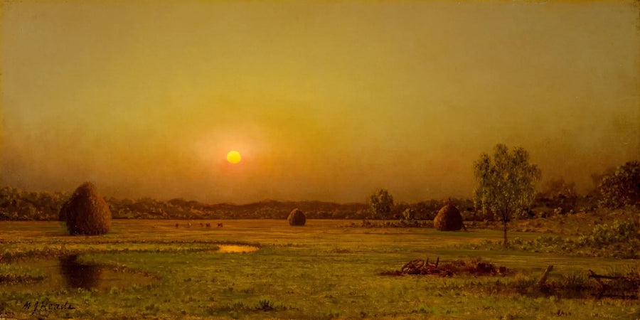 Solnedgang over myrene, Newburyport, Massachusetts - Martin Johnson Heade

Source:
Coucher de soleil sur les marais, Newburyport, Massachusetts - Martin Johnson Heade