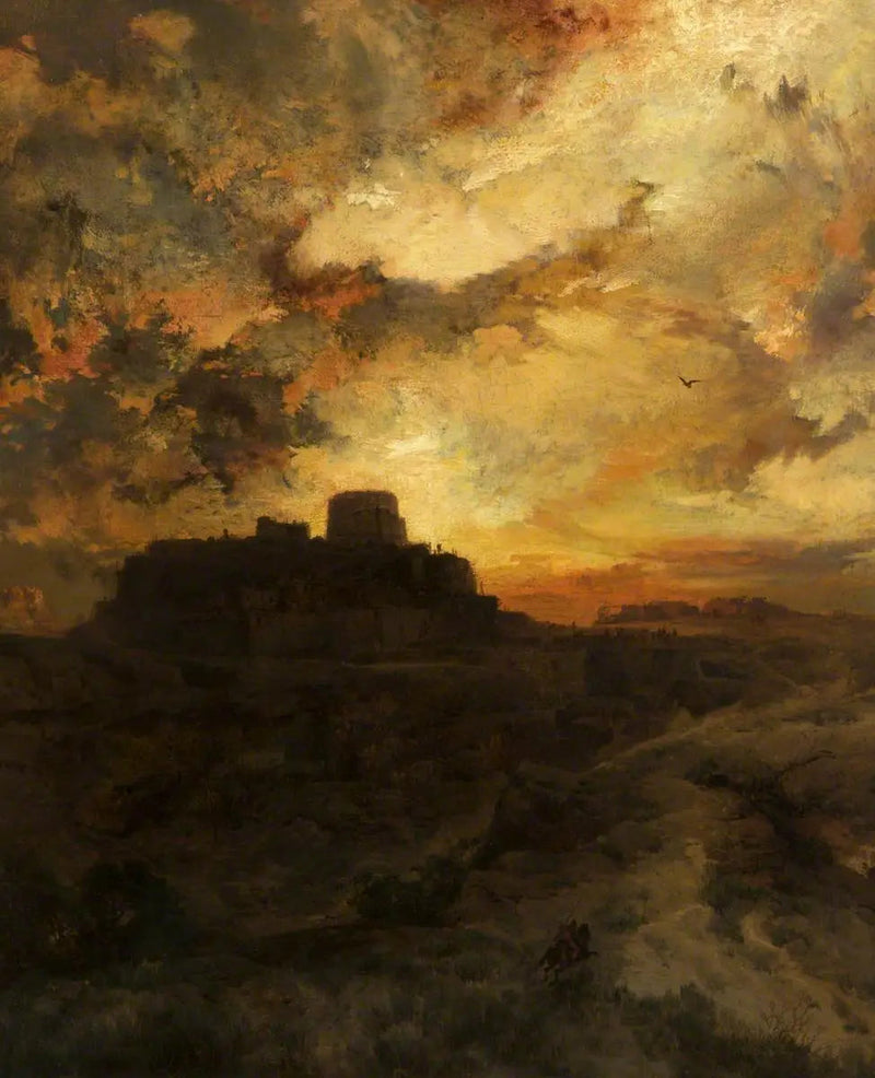 Solnedgang, Pueblo del Walpe, Arizona - Thomas Moran

Source:
Coucher du soleil, Pueblo del Walpe, Arizona - Thomas Moran