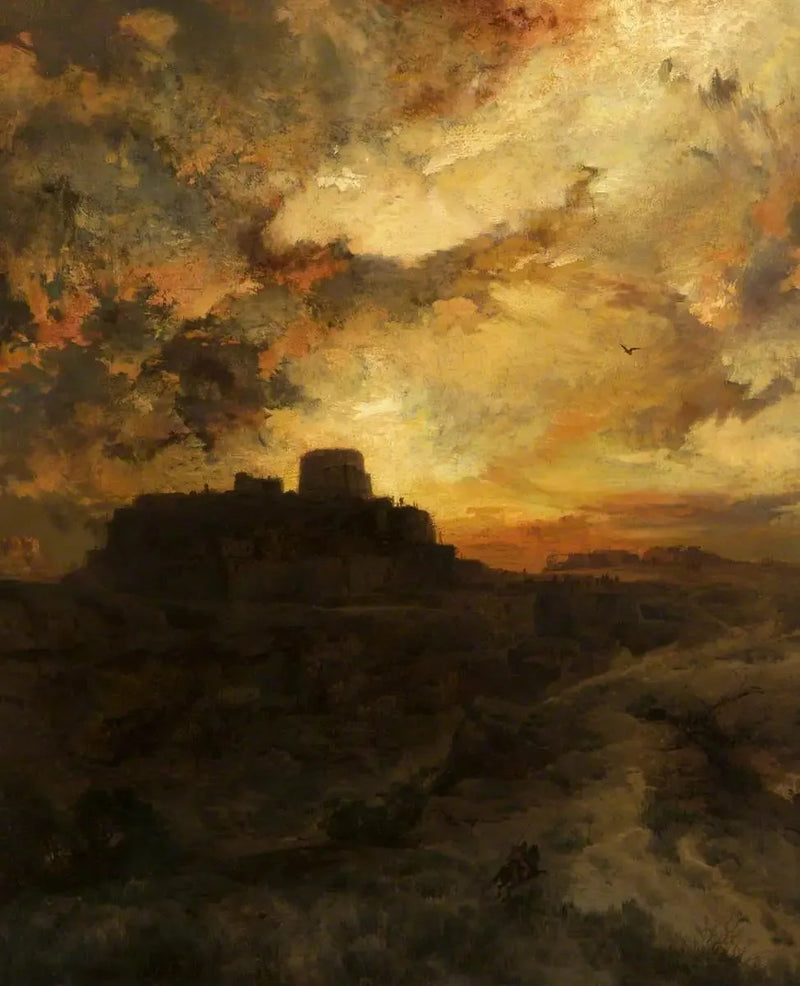 Solnedgang, Pueblo del Walpe, Arizona - Thomas Moran

Source:
Coucher du soleil, Pueblo del Walpe, Arizona - Thomas Moran