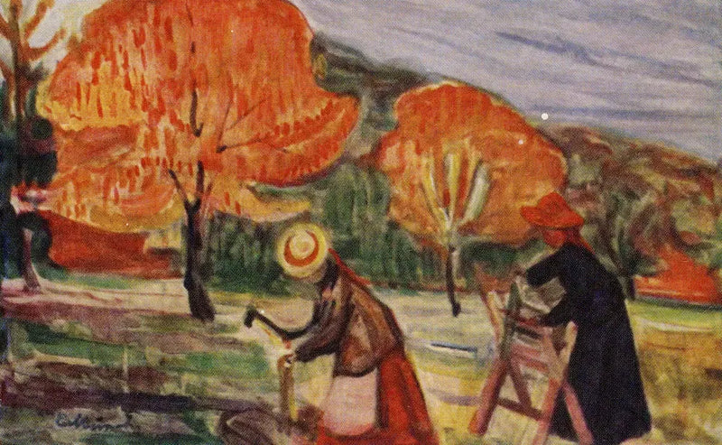 Kapping og Forming av tre - Edvard Munch