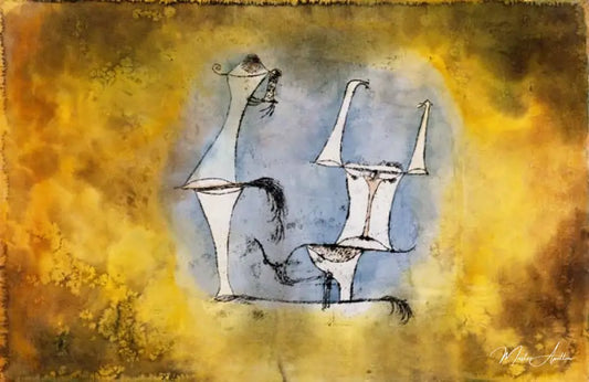 Couple original du monde - Paul Klee - Reproductions de tableaux et peintures haut de gamme