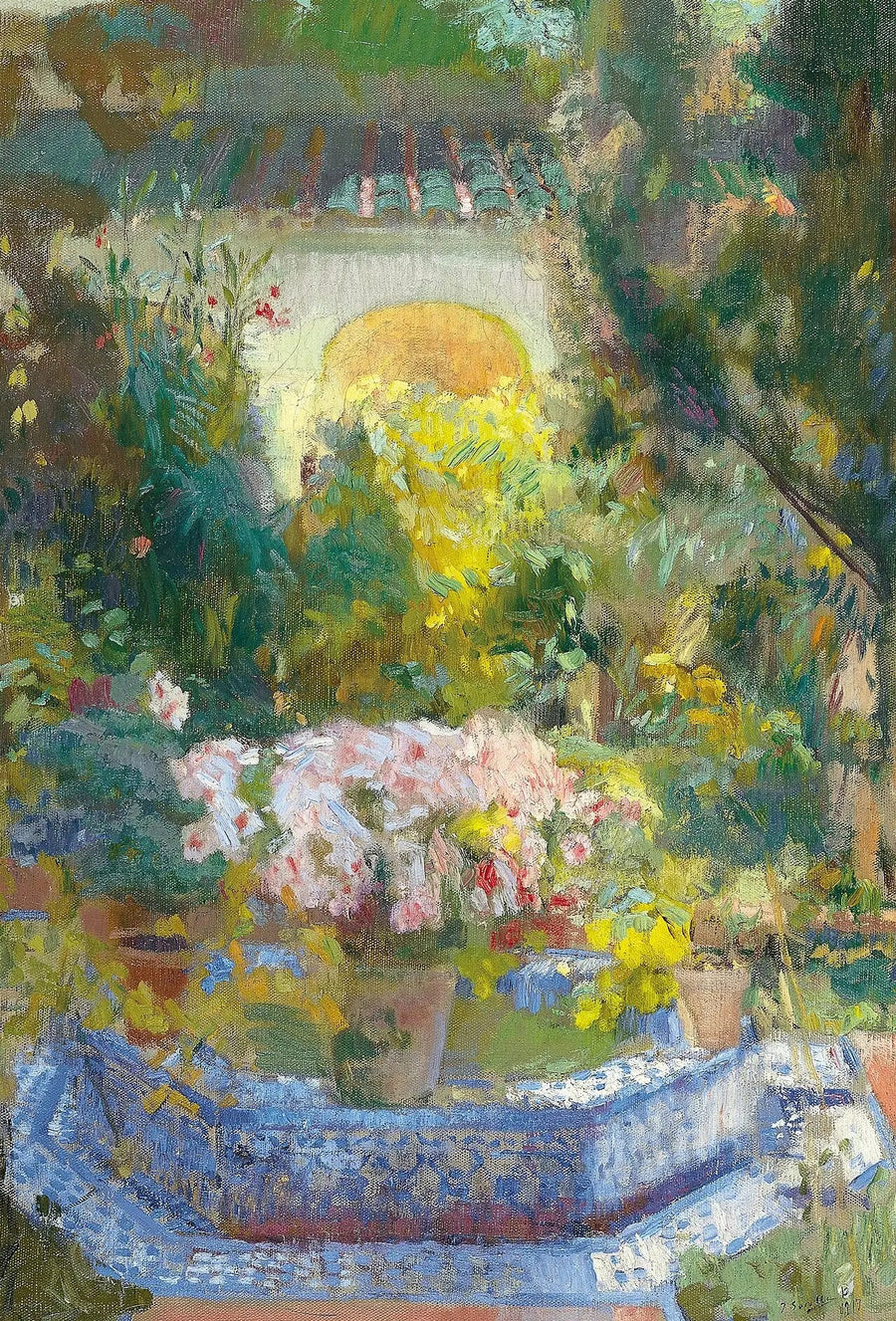 Gårdsplassen til Casa Sorolla - Joaquín Sorolla