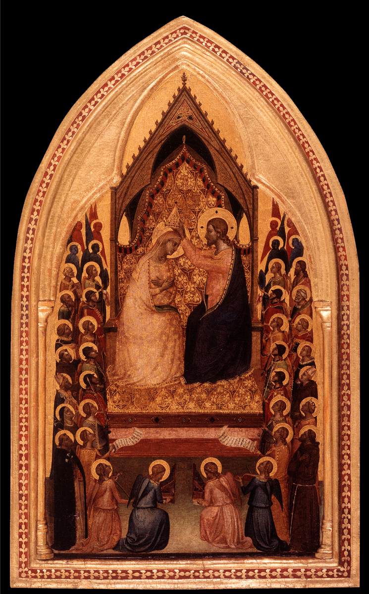 Couronnement de la Vierge - Bernardo Daddi image 1 reproduction d’œuvre d’art à l’huile