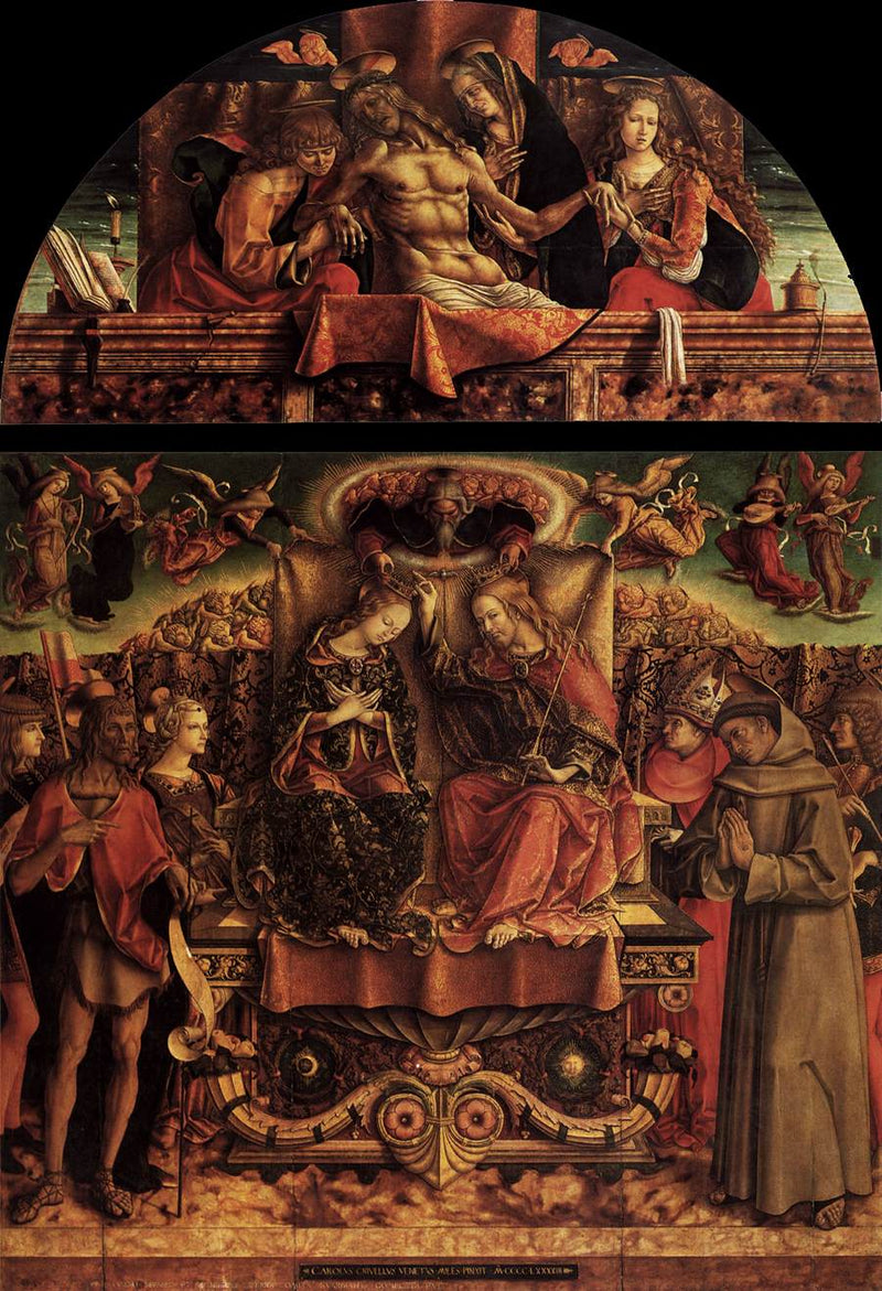 Jomfru Marias krone - Carlo Crivelli