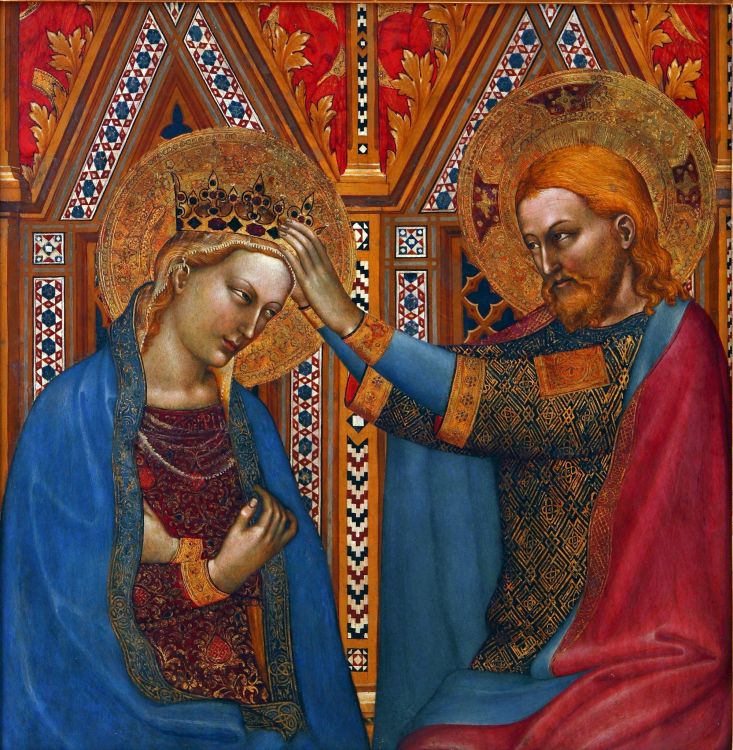 Jomfru Marias kroning - Giovanni da Milano