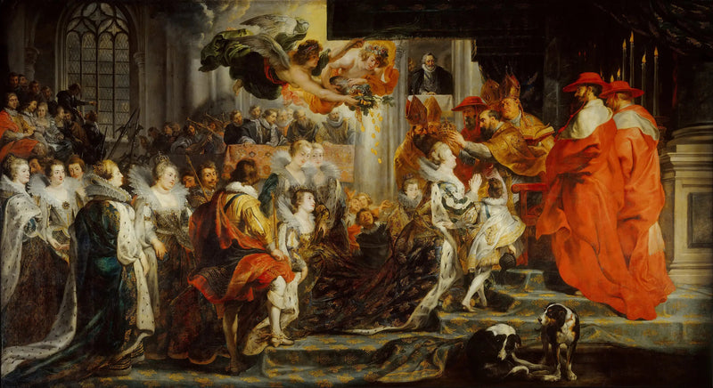 Marie de Médicis' kroning den 13. mai 1610 - Peter Paul Rubens