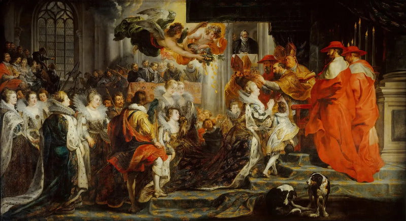 Marie de Médicis' kroning den 13. mai 1610 - Peter Paul Rubens