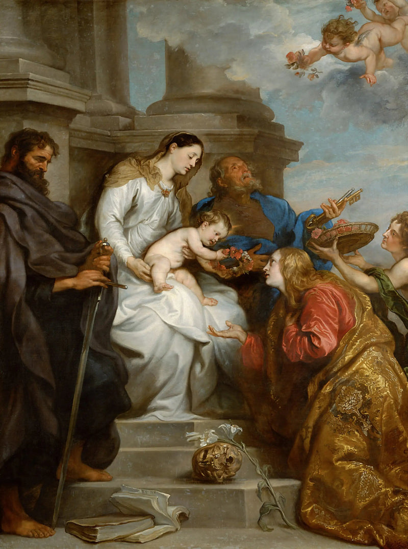 Sankt Rosalias krone - Antoine van Dyck

Source:
Couronnement de sainte Rosalie - Antoine van Dyck