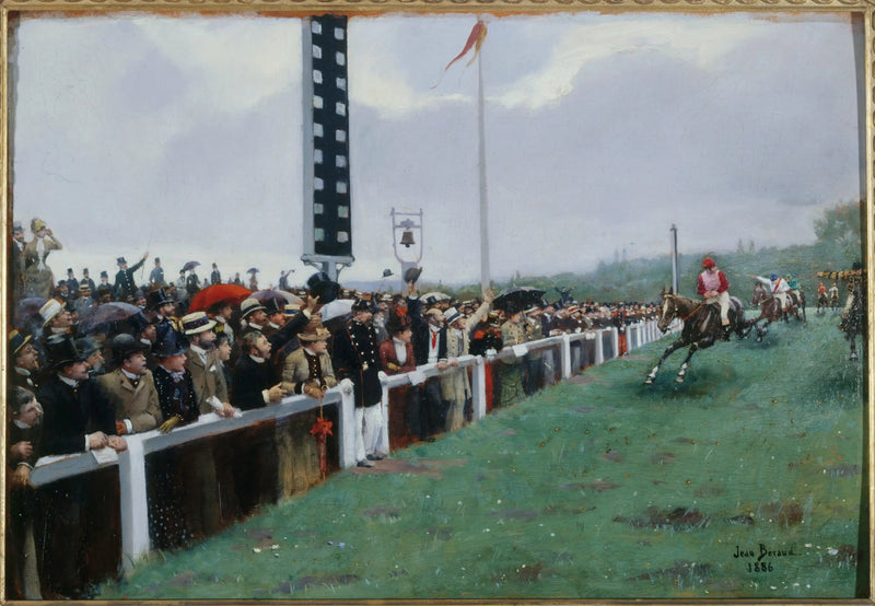 Lære i Longchamp; ankomst ved stolpen - Jean Béroud

Source:
Cours à Longchamp ; l'arrivée au poteau - Jean Béraud