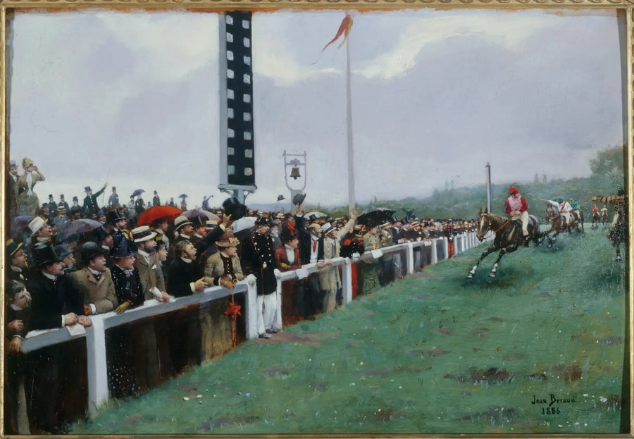 Lære i Longchamp; ankomst ved stolpen - Jean Béroud

Source:
Cours à Longchamp ; l'arrivée au poteau - Jean Béraud