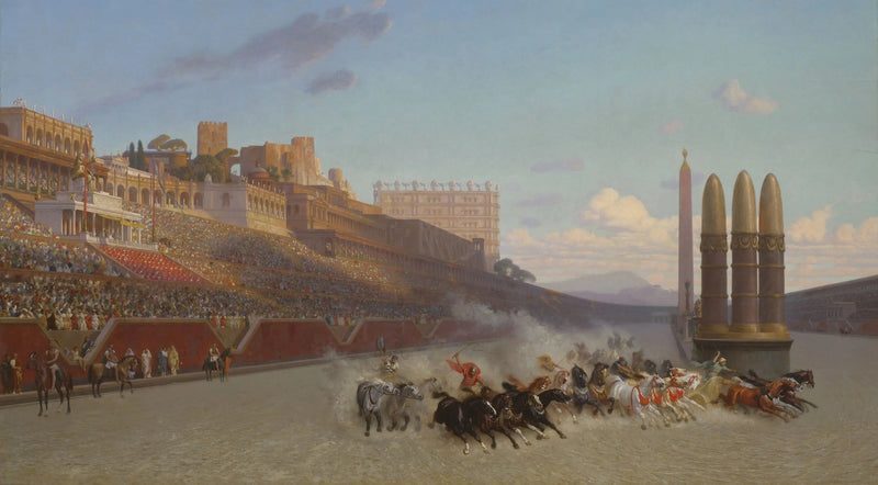 Kurs av vogner - Jean-Léon Gérôme
