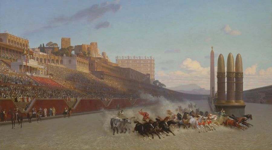Kurs av vogner - Jean-Léon Gérôme