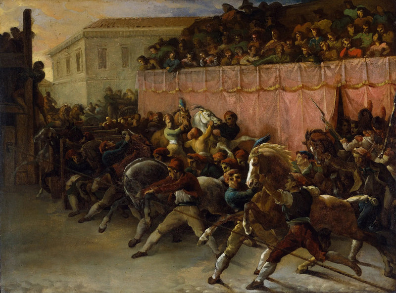 Frie hesteracing i Roma - Théodore Géricault