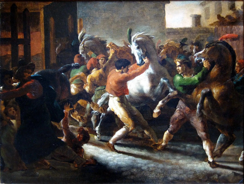 Frie hesteracing i Roma - Théodore Géricault