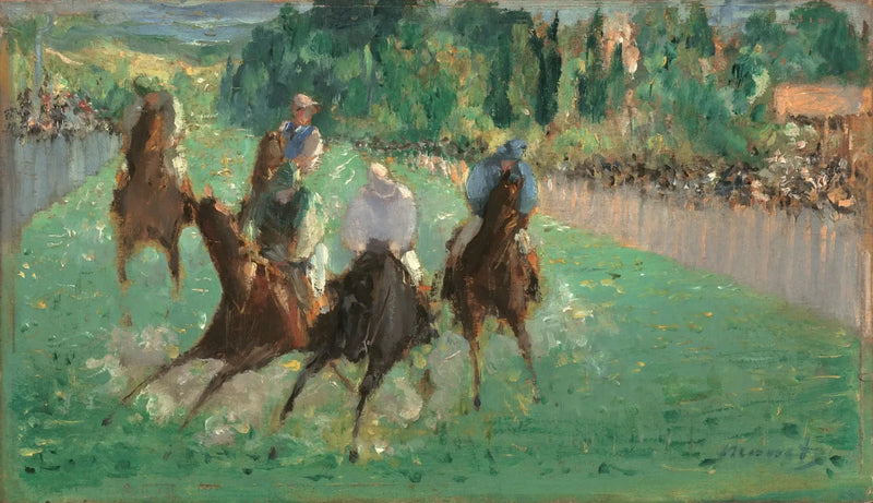 Løp ved Longchamp - Édouard Manet