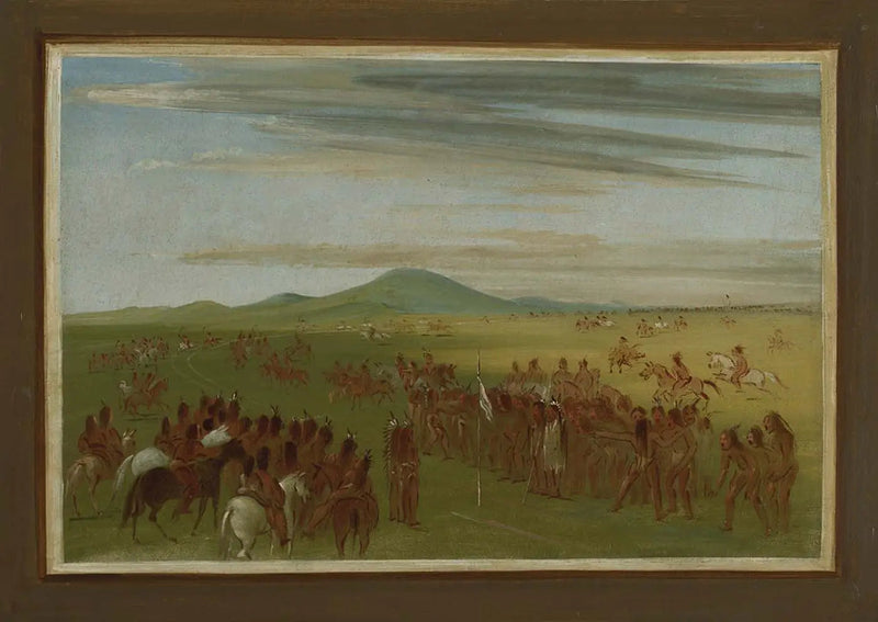 Hesteveddeløp på en bane bak landsbyen Mandan - George Catlin

Source:
Courses hippiques sur un parcours derrière le village de Mandan - George Catlin