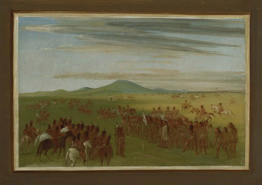 Hesteveddeløp på en bane bak landsbyen Mandan - George Catlin

Source:
Courses hippiques sur un parcours derrière le village de Mandan - George Catlin