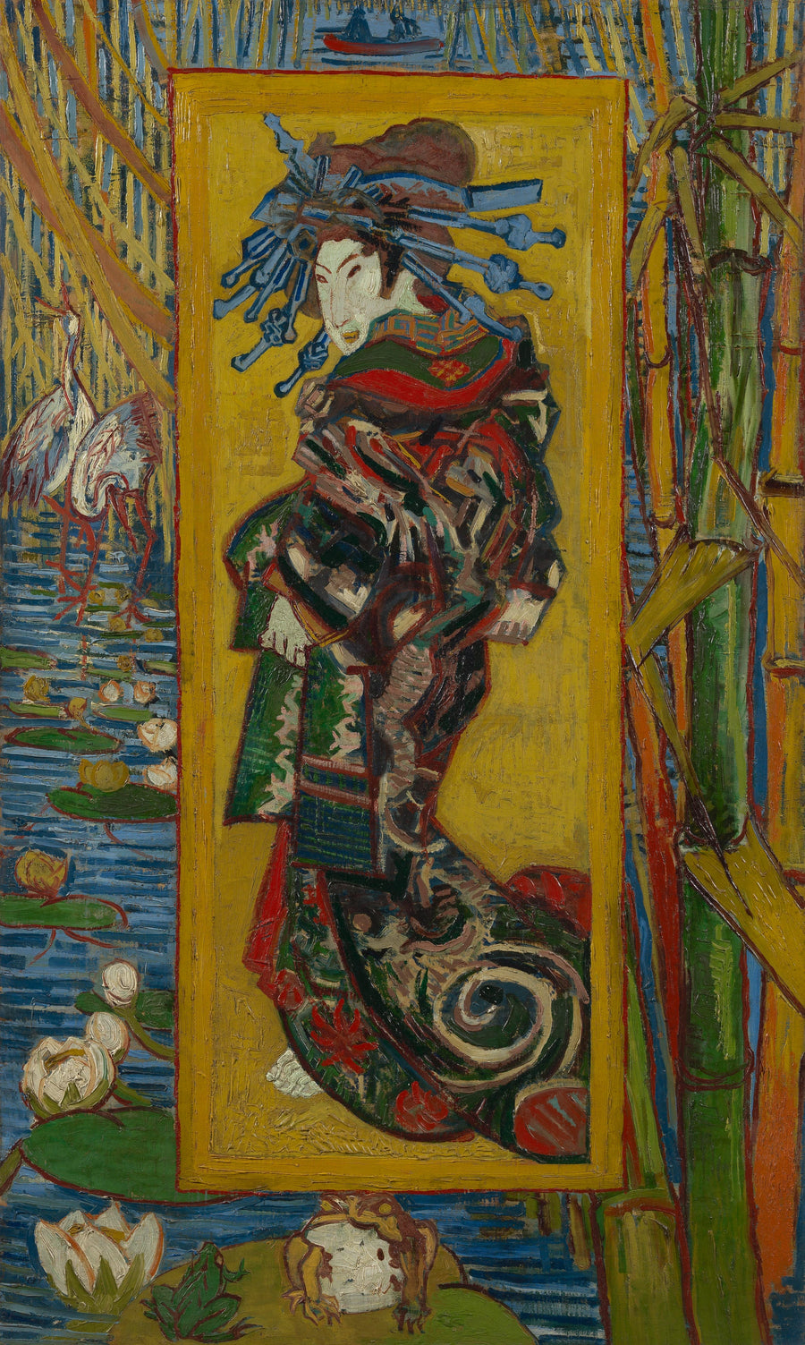 La Courtisane (etter Eisen) - Vincent van Gogh