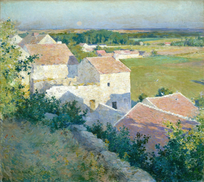 St. Hans-tåke - Willard Metcalf