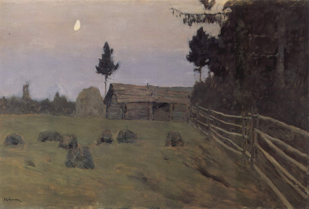 Crépuscule - Isaac Levitan image 1 reproduction de peinture à l’huile