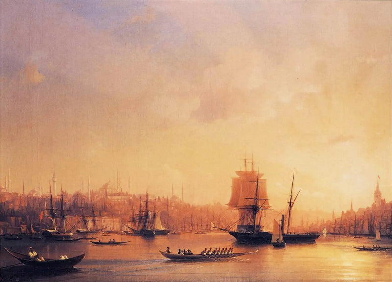 Skumring over Gullhornet - Ivan Aïvazovski

Source:
Crépuscule sur la Corne d'Or - Ivan Aïvazovski