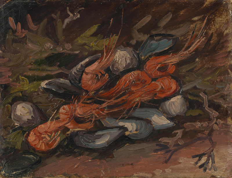 Reker og blåskjell - Vincent van Gogh