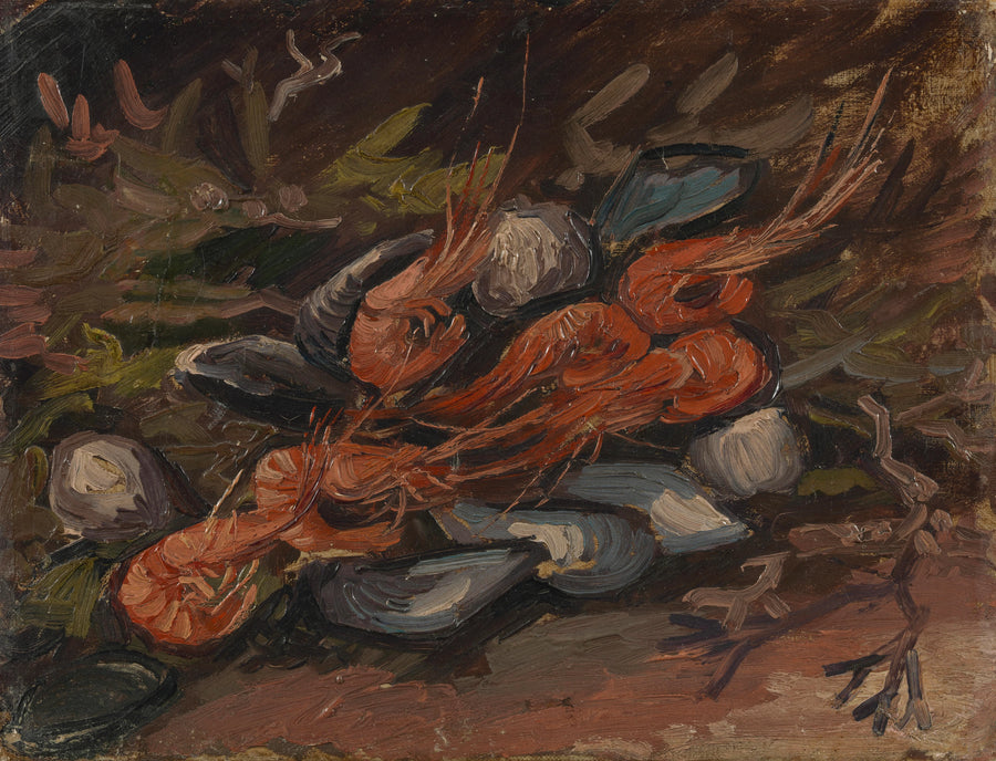 Reker og blåskjell - Vincent van Gogh
