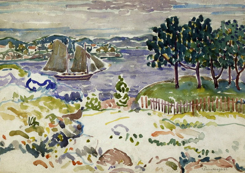 Bukt med seilbåt, Maine - Maurice Prendergast

Source:
Crique avec voilier, Maine - Maurice Prendergast