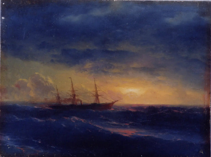 Krysser til sjøs om natten - Ivan Aïvazovski

Source:
Croiseur en mer la nuit - Ivan Aïvazovski