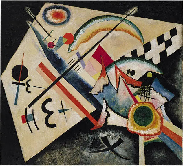 Hvit kors - Vassily Kandinsky