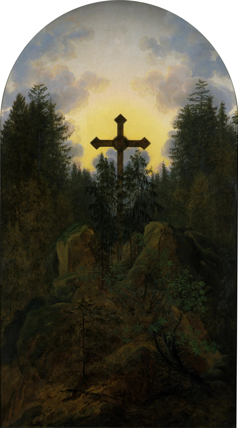 Kors i fjellet - Caspar David Friedrich