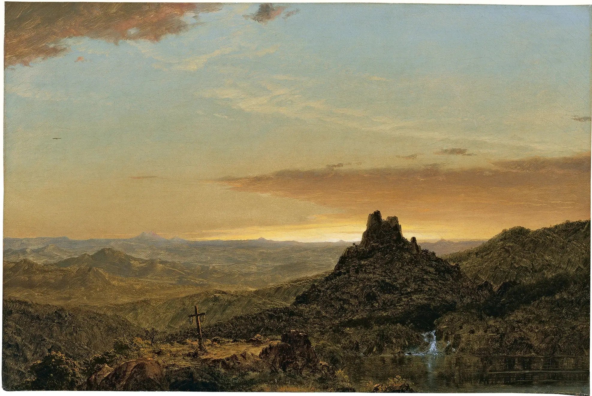Croix dans un paysage agreste - Frederic Edwin Church - Alpha Reproduction