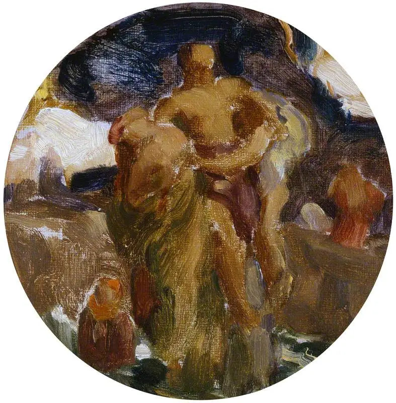 Croquis en couleur pour « Et la mer rendit les morts qui étaient en elle » - Frederic Leighton - Alpha Reproduction