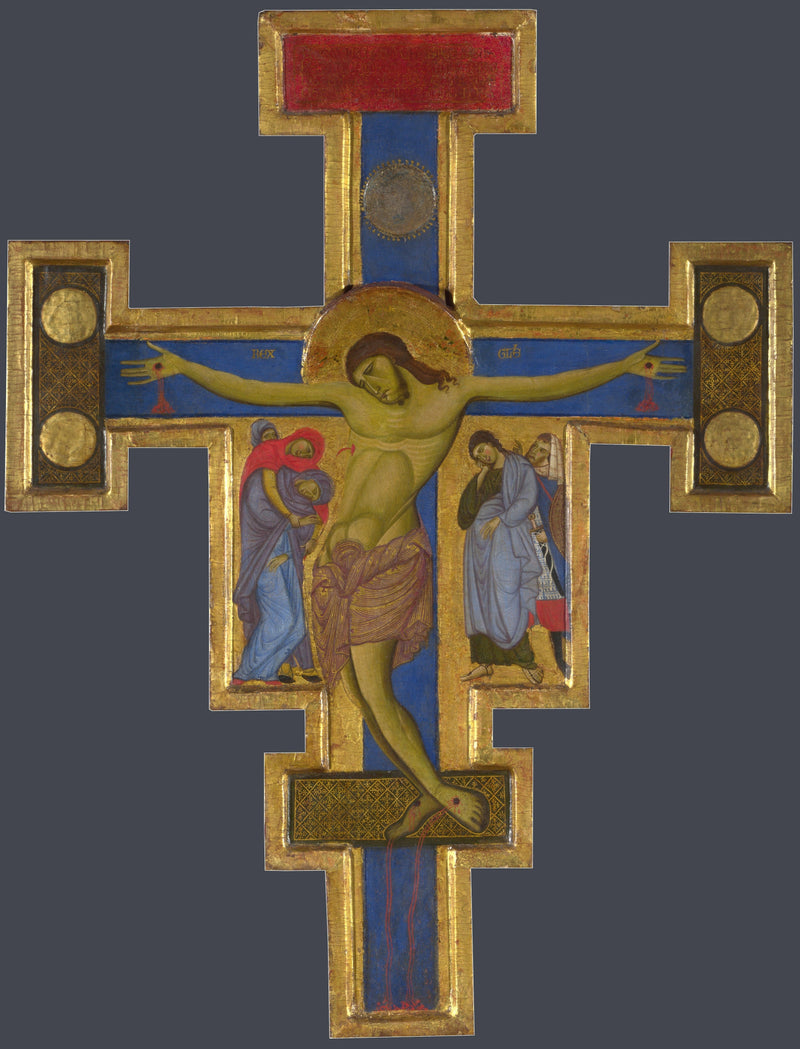 Kristuskors av Maestro de San Francesco - Mester av Saint Francis
