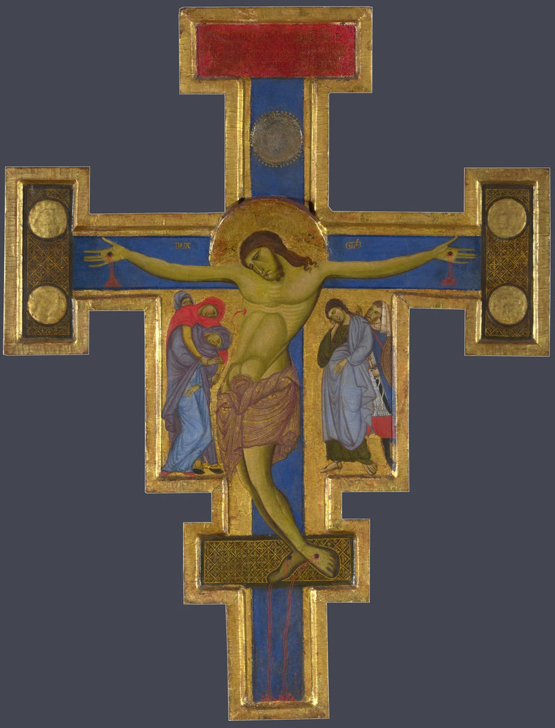 Kristuskors av Maestro de San Francesco - Mester av Saint Francis