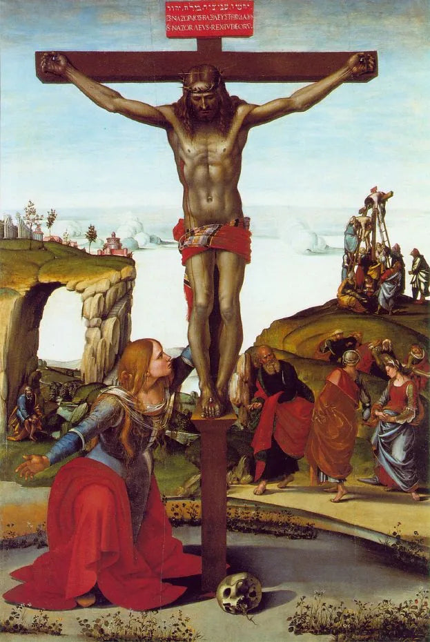 Korsfestelse med Maria Magdalena - Luca Signorelli