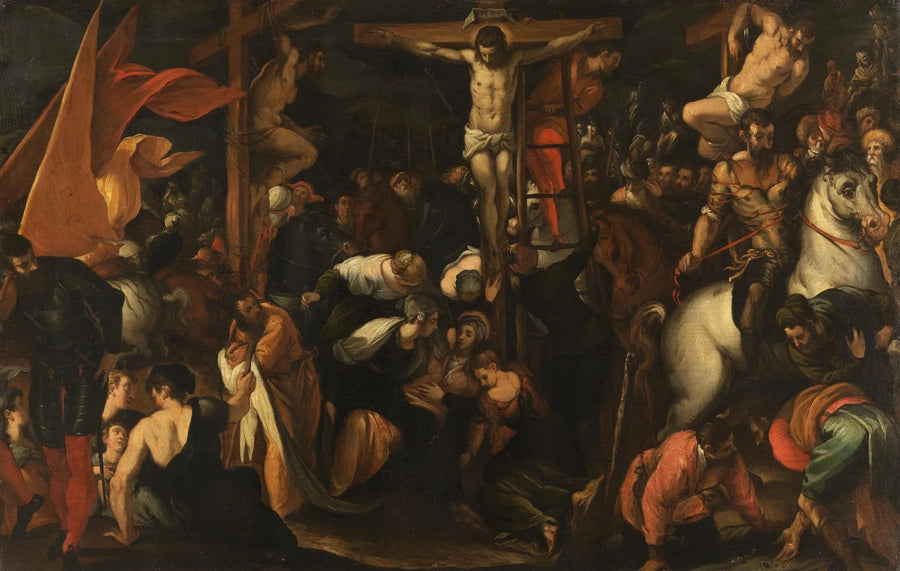 Korsfestelse (kopi) - Jacopo Tintoretto