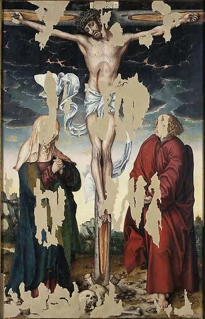 Korsfestelsen av Posterstein - Lucas Cranach den eldre
