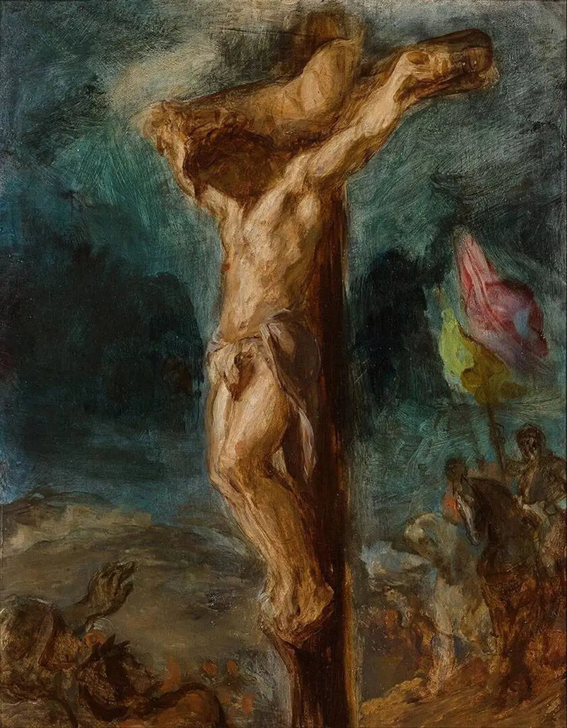 Korsfestelse - Eugène Delacroix