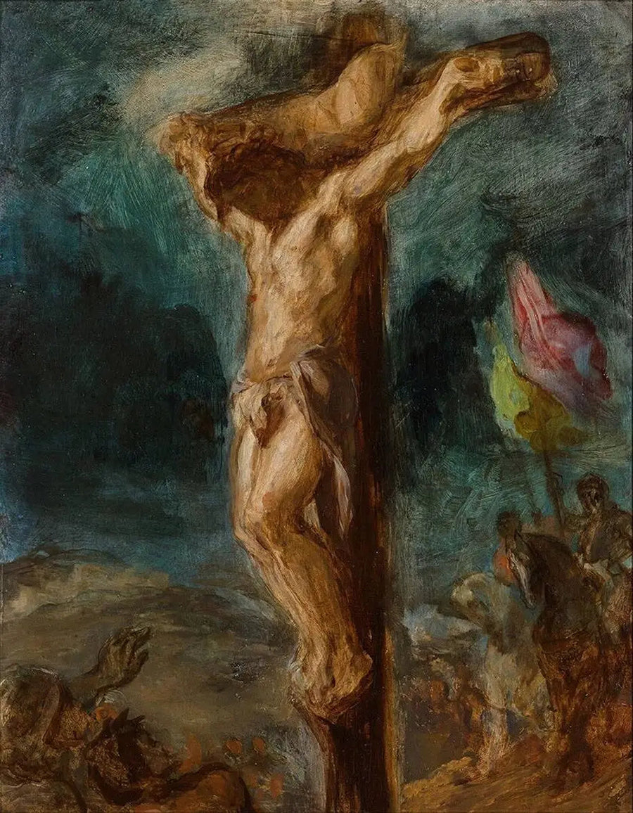 Korsfestelse - Eugène Delacroix