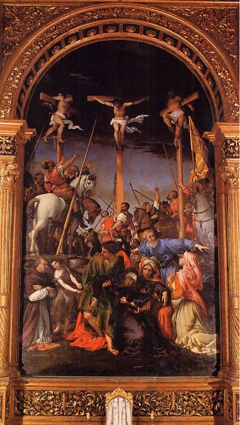 Korsfestelsen - Lorenzo Lotto