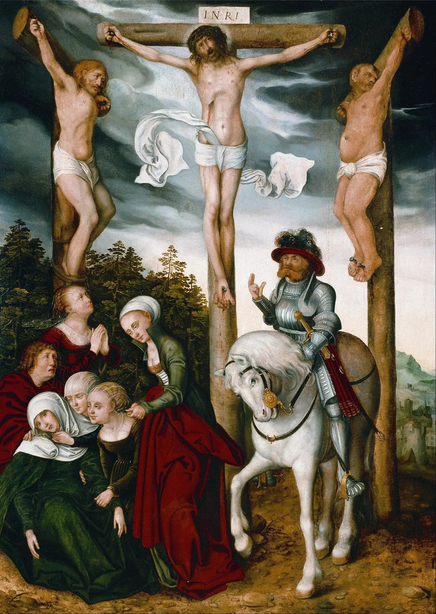 Korsfestelsen - Lucas Cranach den eldre
