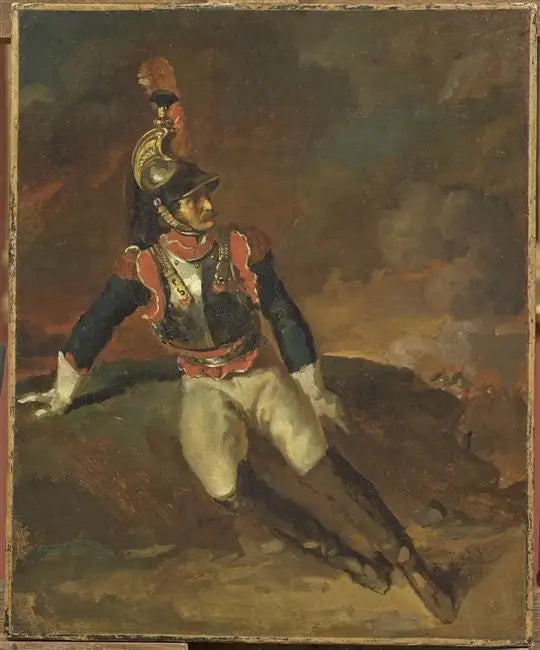 Skadet kurer - Théodore Géricault
