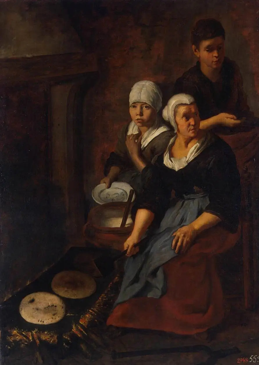 Steking av flate kaker - Bartolomé Esteban Murillo

Source:
Cuisson de galettes plates - Bartolomé Esteban Murillo