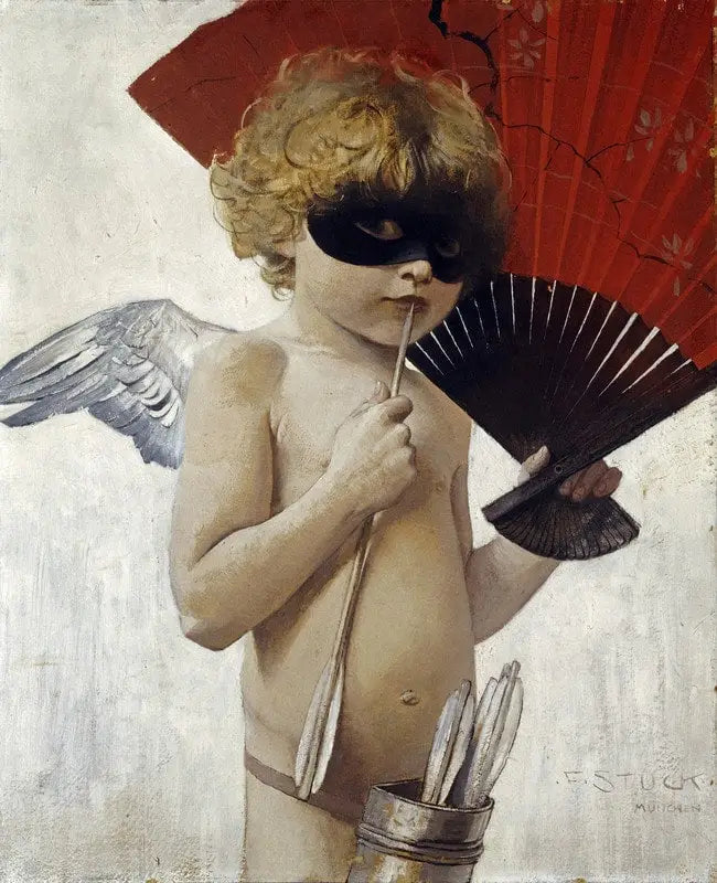 Cupidon på Maskeradeball - Franz Von Stuck